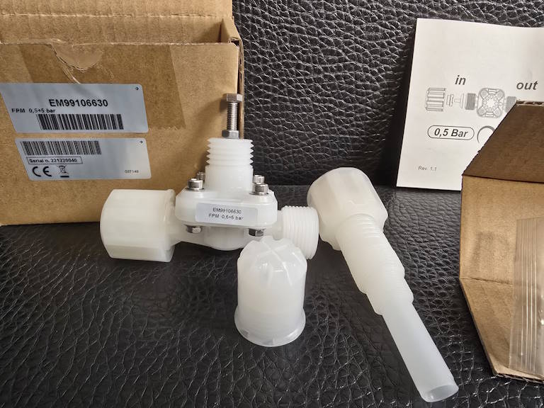 شیر فشار متغیر PVDF اینجکتا