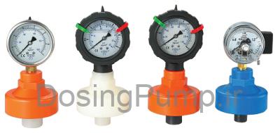 گیج دیافراگمی فشار PVDF PVC PP