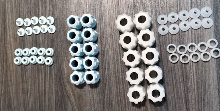 کانکتور کیت سرشیلنگی دوزینگ پمپ آتنا4 کاینار 12×9