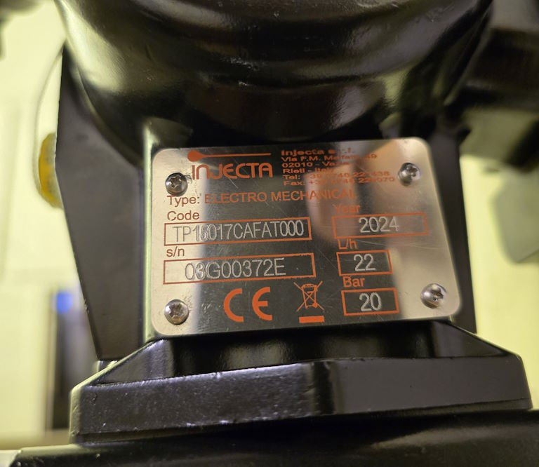 injecta taurus tp plunger 22 lh 25 bar SS TP15017C 